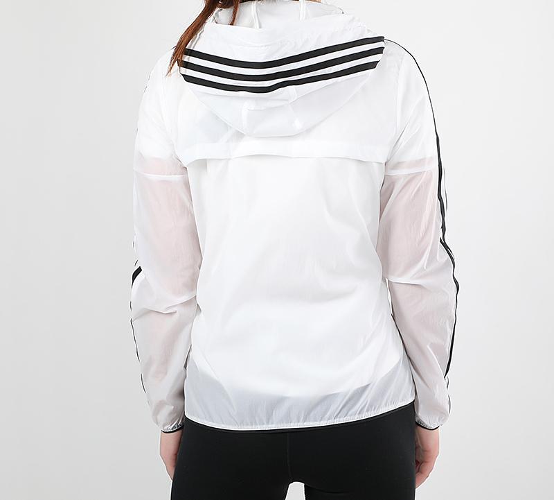 adidas Куртки Женские Белые С Капюшоном Умеренные Другие FT2881