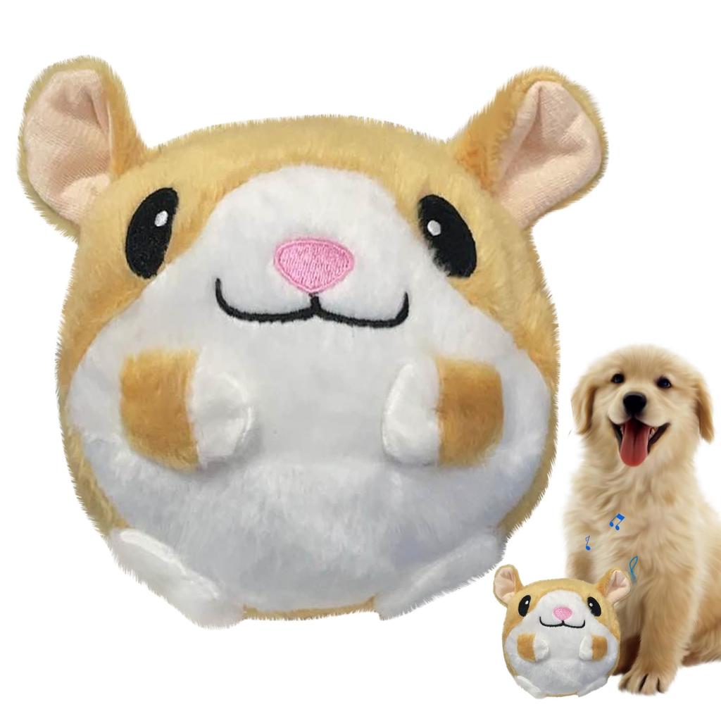 Active Moving Pet Plush Toy, Interactive Dog Toy, Talking Movable Dog Toy, Electronic Dog Toy, Bounce Boredom Toy For Cats And Dogs