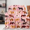 Galaxy Unicorn Blanket Soft Fleece Throw Fantasy Design Kids Room Decor Dreamy Home Decoration