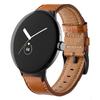 Ремешок для часов из волокнистой кожи для Google Pixel Watch 4 45 мм / Watch 3 45 мм Линия шва Быстросъемный сменный ремешок