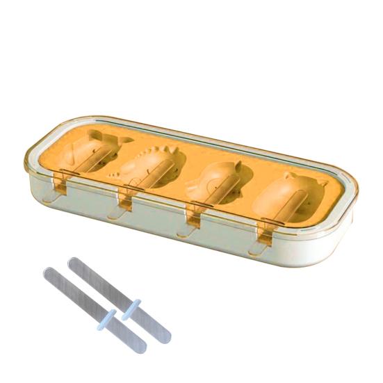 Yousheng 1 набор форм для мороженого из пищевого высокопрочного силикона, формочки для мороженого с пылезащитной крышкой для дома