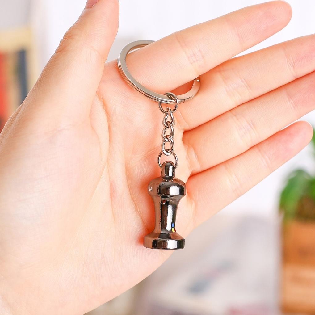 Coffee Temper Keychain 2-piece set (black) AirPod Keyring