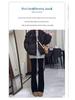 Женские черные вельветовые брюки-микроклёш с высокой талией - Коллекция Осень/Зима 2025