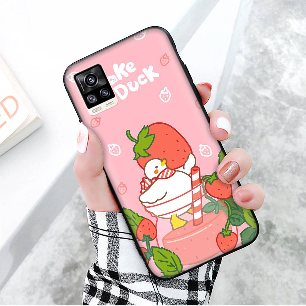 Черный чехол для Xiaomi Redmi 13C Note 9 iPhone XR 7 8 14 15 11 12 13 X XS Pro Max Samsung A25 S23 S24 FE Ultra Plus Dake Duck