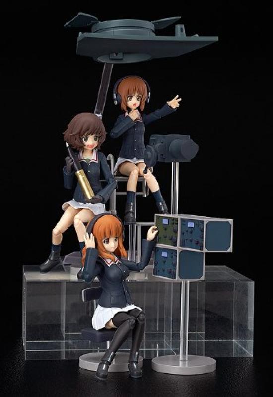 Figma Girls & Panzer Саори Такебе (Покрашенная шарнирная фигурка из АБС-пластика и ПВХ, не в масштабе)