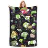 Invader Zim Gir Dib Robot Blankets Flannel Textile Decor Portable Super Soft Throw Blanket for Bed Car Bedspread