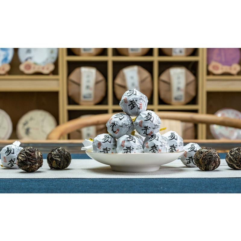 500г 8г чакунь Иу Жемчуг Дракона Пуэр Сырой чай Жемчуг Дракона ручной работы Туоча