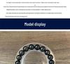 Kroxin Golden Obsidian Pixiu Bracelet: Lucky Beads Fashion Jewelry for Couples