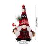 Christmas Gnome Doll Winter Festive Ornament Faceless Christmas Gnome Doll With Hat For Dining Table Mantel Nightstand Living