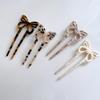 U-Shaped Hair Fork Fashion Tortoiseshell Acetate Hair Clips Hairpin Butterfly Design Hair Sticks Women Girls Headwear