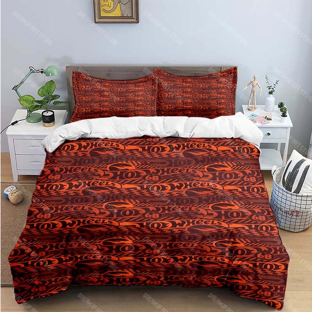 3D Мода Мультяшный Горячий Принт W-Колеса Комплекты Постельного Белья Постельные Принадлежности Комплект Пододеяльник Комплект Одеяла Комплект Постельного Белья Роскошный Подарок