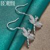 925 Sterling Silver Dragonfly Earrings Fashion Jewelry