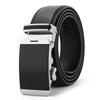 Мужской ремень из коровьей кожи Автоматическая пряжка Натуральная кожа Двухслойная коровья кожа Деловой и повседневный ремень