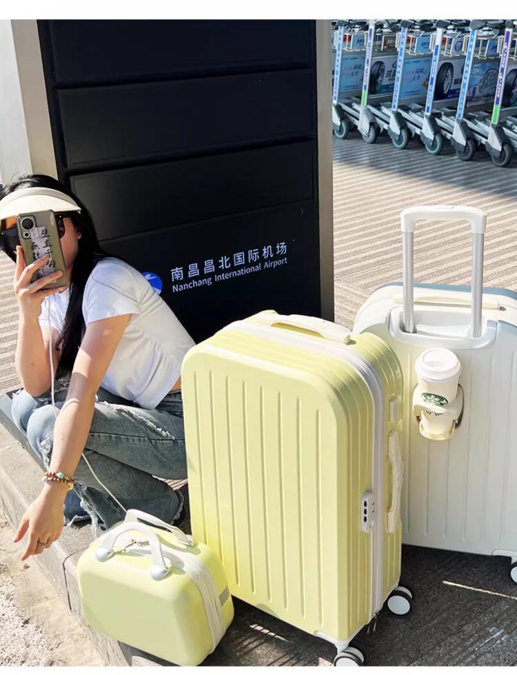 20-дюймовый чемодан ручной клади с универсальными колесами, перезаряжаемый, для мужчин, женщин и студентов