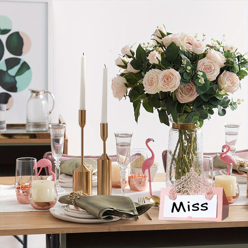 10 шт. Карточка для стола, свадебная стереоскопическая декоративная, многоцветная, сделай сам, карточка для сиденья, день рождения, ажурный узор, аксессуары для вечеринки