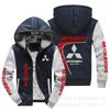 Hot Sale Men's European Size Hooded Sweater Jacket HUMMER Road Locomotive Motorcycle Fleece Hooded Sweater