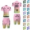 Взрослый и детский костюм для велоспорта с индивидуальным именем, названием команды и номером