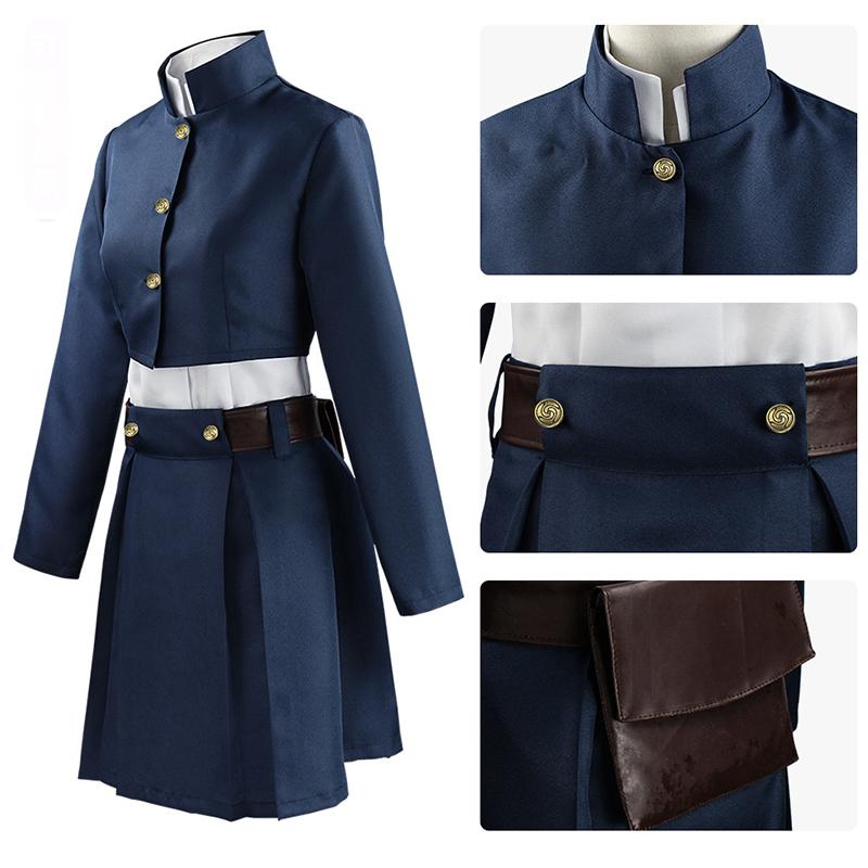 Костюм для косплея Jujutsu Kaisen Kugisaki Nobara, женский костюм, полный комплект, платье, вечерние костюмы, школьная форма для девочек