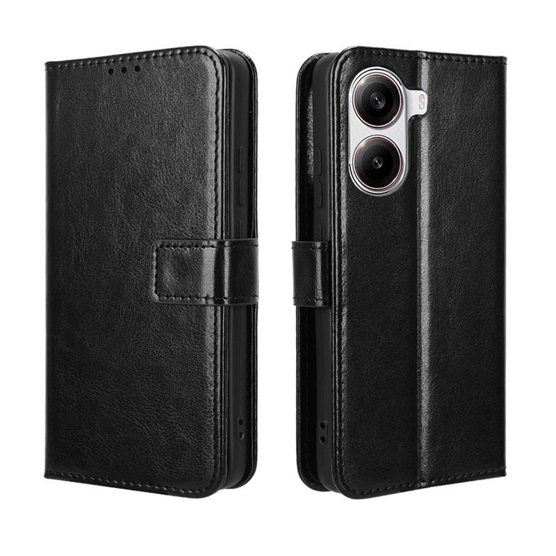 Кожаный чехол-книжка для Xiaomi Poco X7 Pro 5G Защитная обложка Кошелек Слот для карт Подставка Coque Fundas Capa