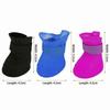 4pcs Flexible Pet Rain Boots Waterproof Waterproof Dog Boots Dog Rain Shoes  Outdoor Travel