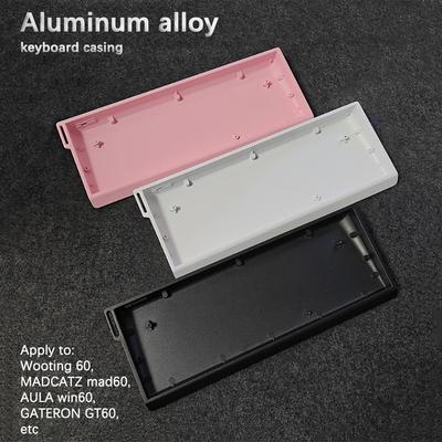 NEW H60 Aluminum Alloy Case Custom CNC Mechanical Keyboard Shell for Wooting MAD60 AULA WIN66 GATERON GT60 Magnetic Keyboard