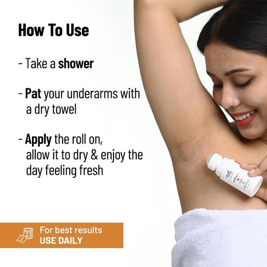 Chemist at Play Шариковый дезодорант для подмышек с 5% молочной кислотой и 1% миндальной кислотой | Предотвращает запах, осветляет кожу | Не содержит спирта | 40 мл (Пакет из 3)