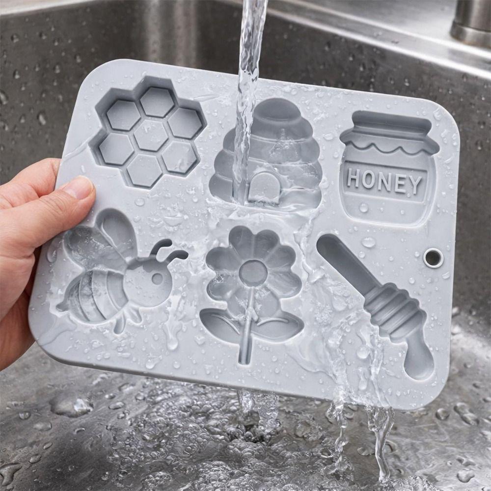 6 Options Chocolate Dessert Mold Bee Theme Baking Mould Mousse Cake Mold Homemade Candy