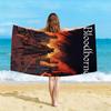 1pc C-Cradle of Filth Beach Towel Microfiber Quick Dry Symphonic Black Metal Bath Towel For Pool Beach Travel Metal Fans Gift