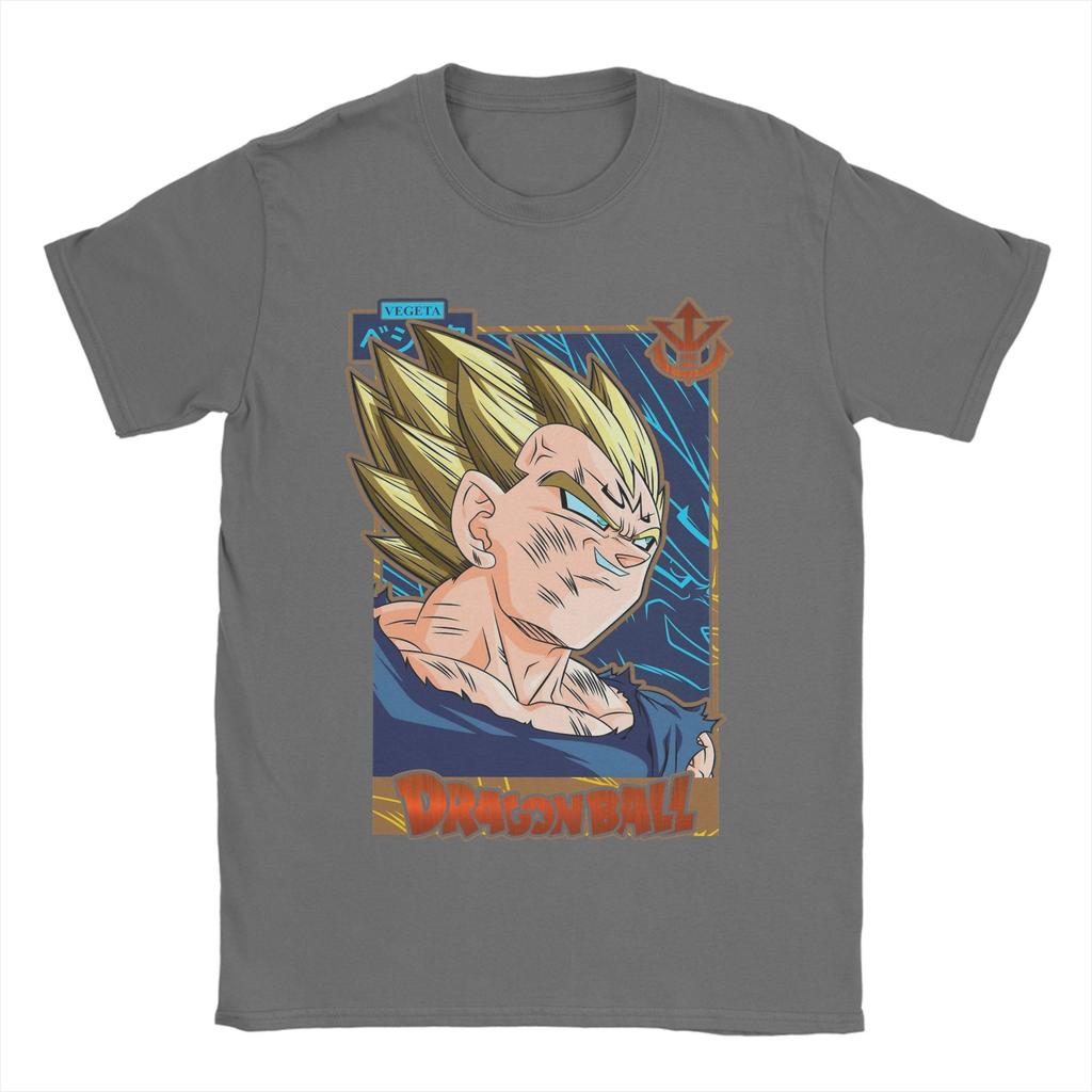 Vegeta D-Dragon Ball T Shirt Pure Cotton Clothing Leisure Short Sleeve Round Collar Tee Shirt Summer T-Shirts Unisex