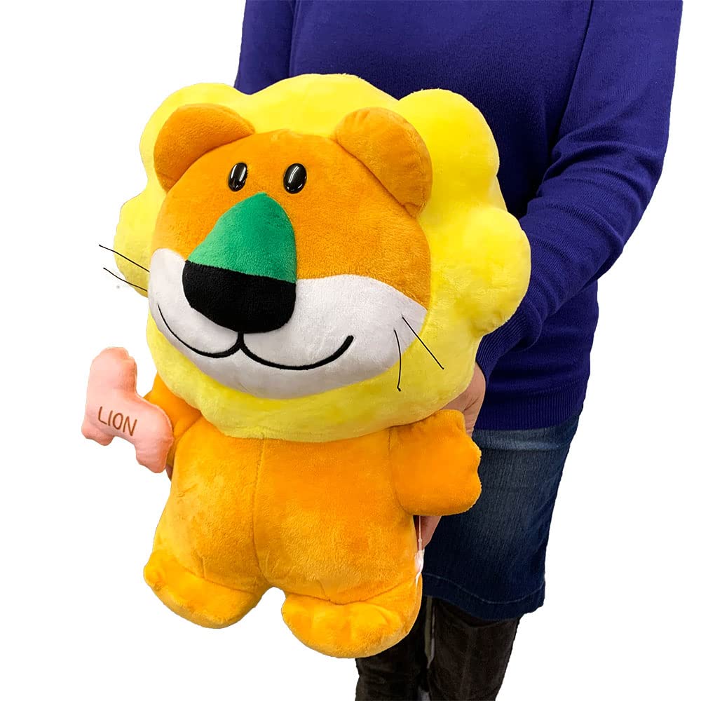 Tabekko Animals Lion Strawberry Biscuit Big Plush Toy Official Merchandise Approx. 35 x 33cm