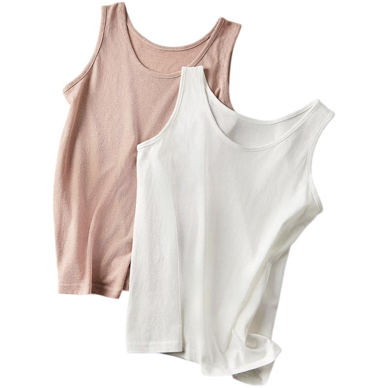 Langsha Loose Fit Women's Vest 2026 New Slimming Outerwear Base Layer Sleeveless Lazy Style Top T-Shirt