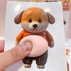 2Pcs Corgi Belly Anti-Collision Sticker Soft Bumper Guard Car Door Table Corner Protector Stress Relief Toy Self-Adhesive Decoration Sticker