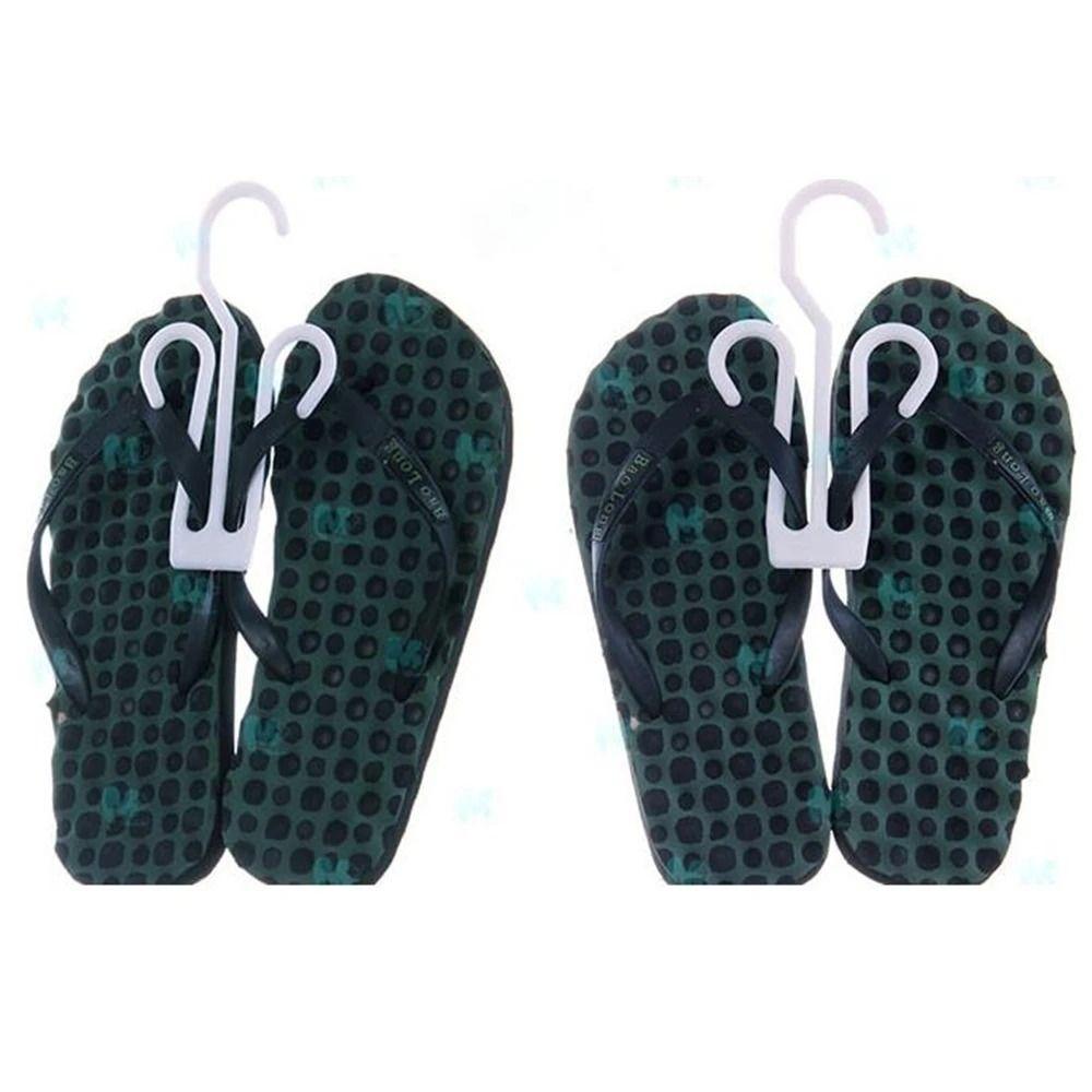 10 Pcs Black/White Slipper Hanger Lightweight Shoe Rack Shoe Display Rack for Display
