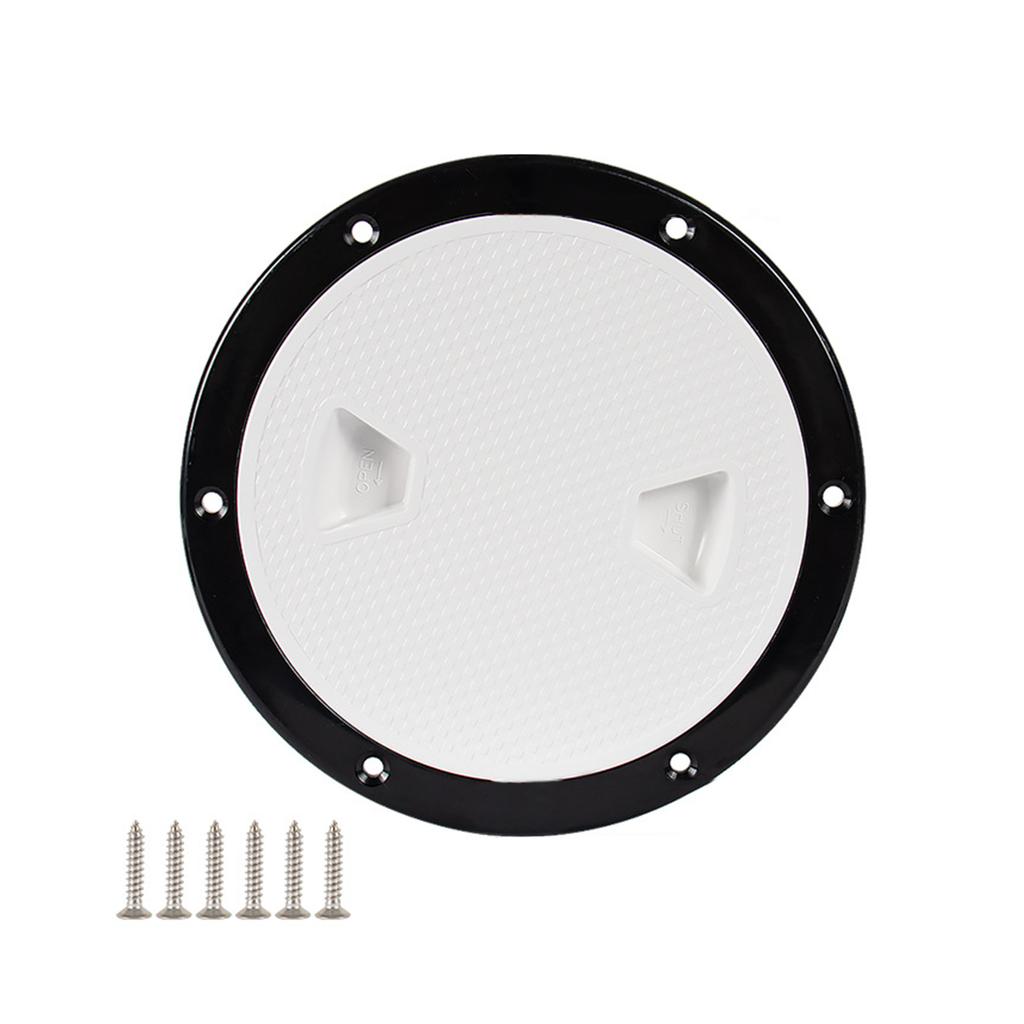 Аксессуары для лодок 4 дюйма 6 дюймов ABS Круглый скользящий инспекционный с отсоединяемым чехлом для морских судов яхт