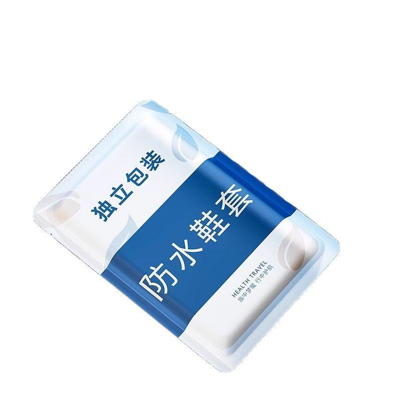 Waterproof Disposable Rain Shoe Covers - Transparent & Durable for Adults and Children