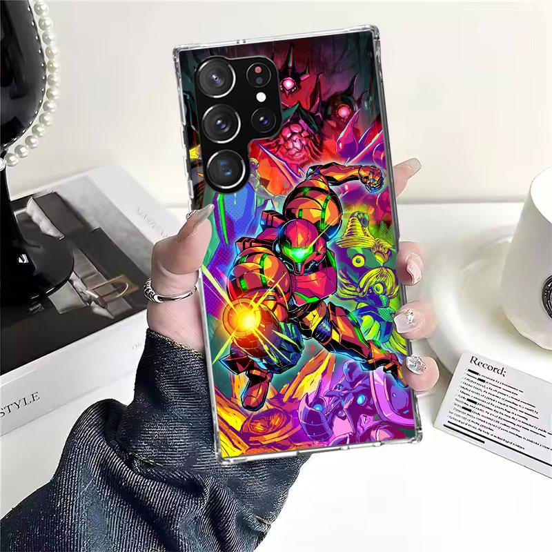 Game M-Metroids Soft Phone Case For Samsung Galaxy S22 S23 S24 S25 Edge S26 Ultra S20 FE S21 Plus + Fundas Coque Galaxy S20 S21