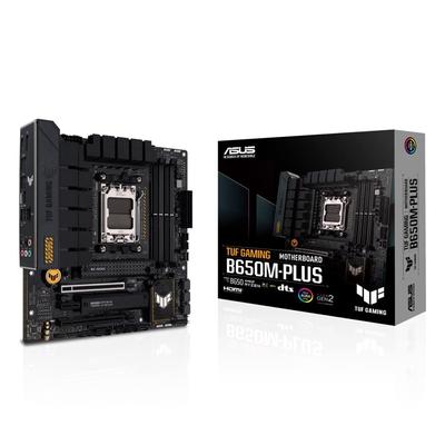 Материнская плата ASUS AMD Ryzen серии 7000 AMD B650 с AM5-совместимым процессором microATX, авторизованный дистрибьютор TUF GAMING, продукт B650M-PLUS/Domestic