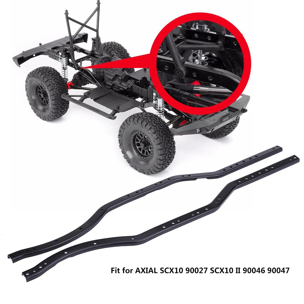 2pcs/set Steel Chassis Frame Rails for AXIAL SCX10 90027 SCX10 II 90046 90047 RC Car Crawler