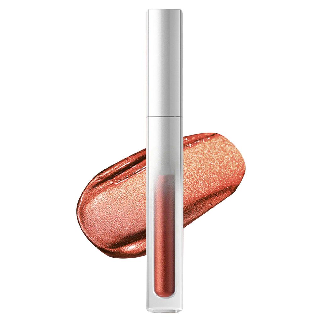 Women's 2-in-1 Pearlescent Glitter Lip Gloss and Liquid Eyeshadow Set | Long Lasting Waterproof Shimmer Makeup for Lips and Eyes