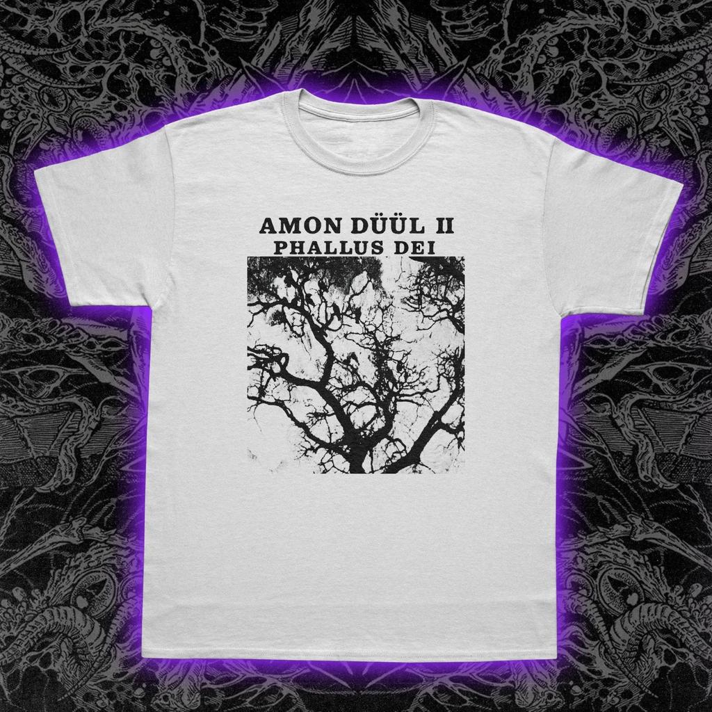 Футболка Amon Düül II Phallus Dei Немецкий рок психоделика унисекс для пар Футболка на все сезоны графические футболки
