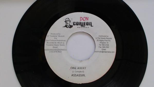 7inch Record ASSASSIN / WASP - One Away / A No Man NONE Don Corleon Rec Jamaica Reggae, Ska & Dub Used
