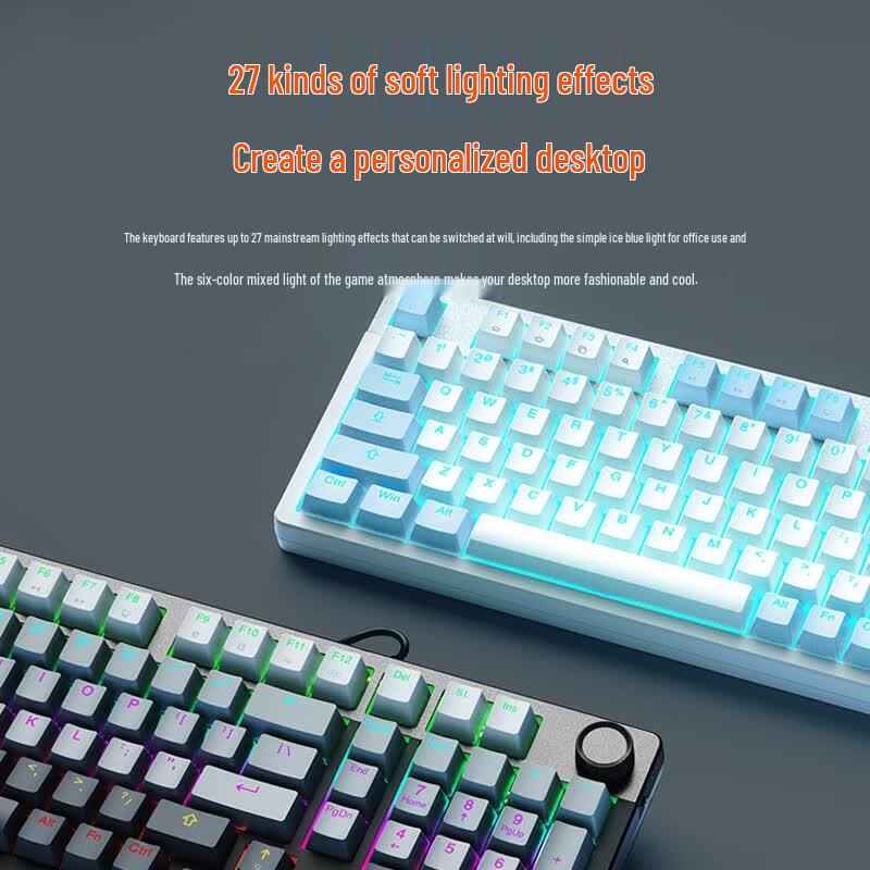Проводная механическая клавиатура DAREU EK815PRO с 98 клавишами и мультимедийным регулятором