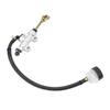 Motorcycle Rear Brake Pump Universal Rear Brake Master Cylinder with Reservoir for ATV Quad Dirt