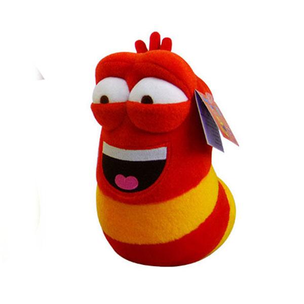 10cm Plush Toys Yellow Insect Red Insect Cartoon Larva Toys Stuffed Doll