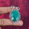 Lab Created Emerald Pendant, 925 Sterling Silver Pendant Gemstone Jewelry, Handmade Pendant Amazing Jewelry, Gift For Her