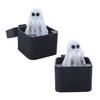 Yousheng 1/2Pcs Halloween Middle Finger Ghost Box Ornament Popping Ghost in A Case Desktop Decoration Teasing Friends Tricky Props Gag Prank Gift