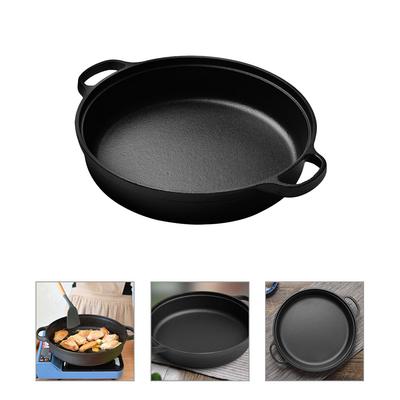 Сковороды Wok с антипригарным покрытием, кастрюля для приготовления пищи, подвесная для чугунных кастрюль, литая наружная кастрюля, сковорода