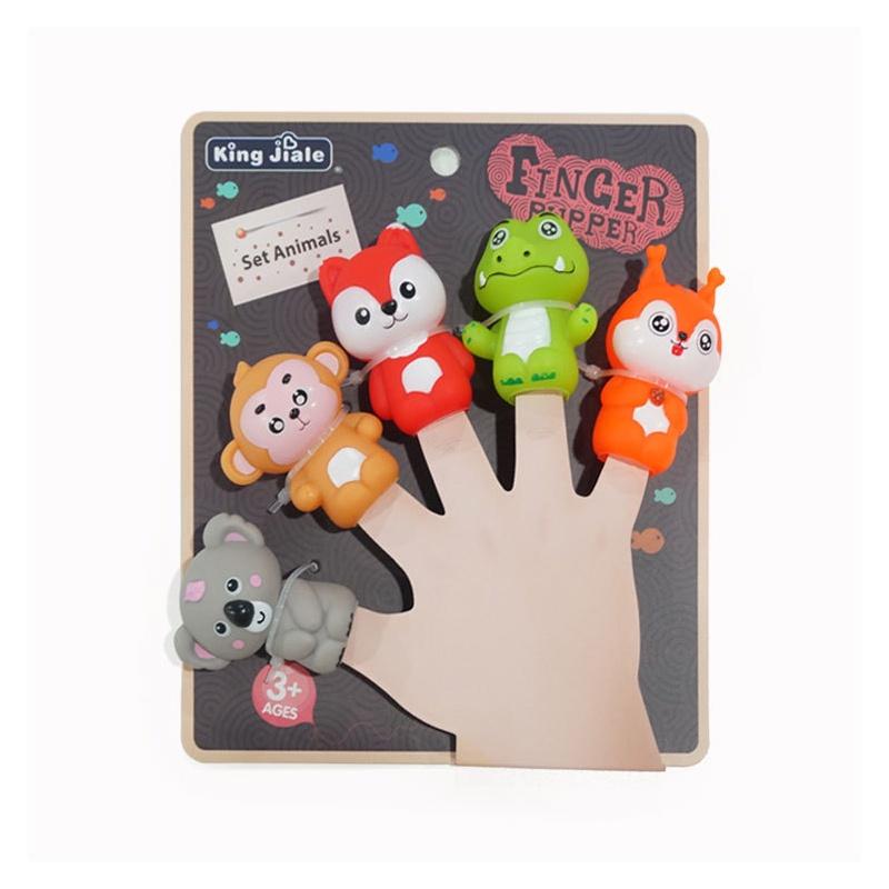 Soft Pvc Animal Finger Puppets For Early Education And Family Fun Halloween Pumpkin Monster