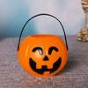Ведро для сладостей на Хэллоуин, тыквенное ведро для сладостей, корзина для хранения, переносная миска для сладостей на Хэллоуин, детский держатель для закусок для вечеринок