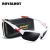 Royalhot Поляризованные цветные оправы унисекс, спортивные солнцезащитные очки, винтажные солнцезащитные очки, очки в стиле ретро, ​​оттенки UV400